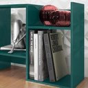 Ver imagem 3 de Estante/rack Baixa Nicho Prateleira Verde para Livros Sala Escritório