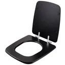 Ver imagem 2 de Assento Sanitário Poliéster Soft Close Boss Noir Preto Fosco para vaso Incepa