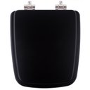 Ver imagem 1 de Assento Sanitário Poliéster Soft Close Boss Noir Preto Fosco para vaso Incepa