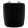 Assento Sanitário Poliéster Soft Close Boss Noir Preto Fosco para vaso Incepa - 1
