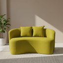 Ver imagem 2 de Sofá Decorativo Montreal 150cm Orgânico Veludo Amarelo