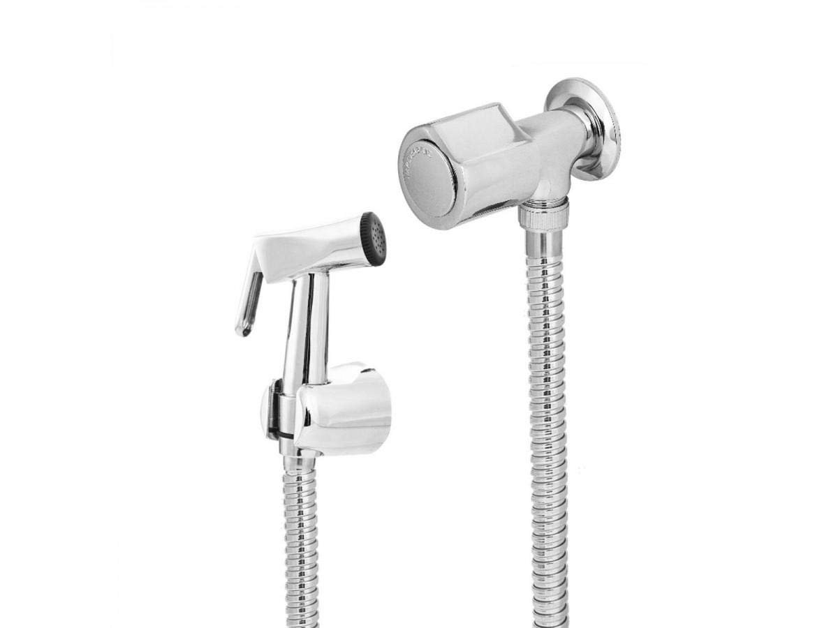 Ducha Higiênica em Metal Cromado com Flexível de Inox C-40 - 1