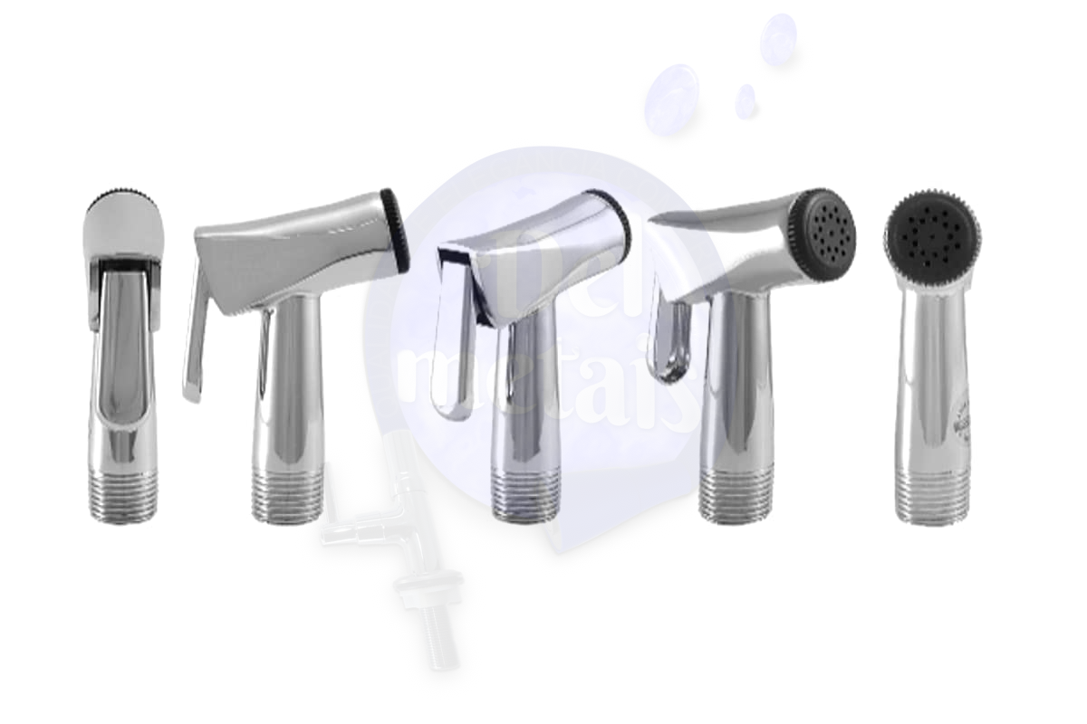 Ducha Higiênica em Metal Cromado com Flexível de Inox C-40 - 3