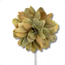 Flor de Folha no Galho Arame Dobrável Cores Variadas Decor - 1