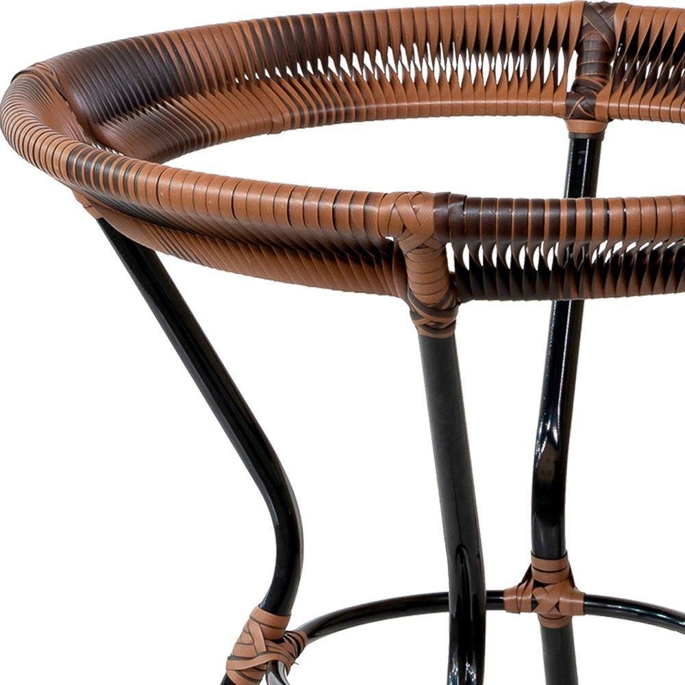 Conjunto De Cadeiras e Mesa Alta com Borda Biquini - 4