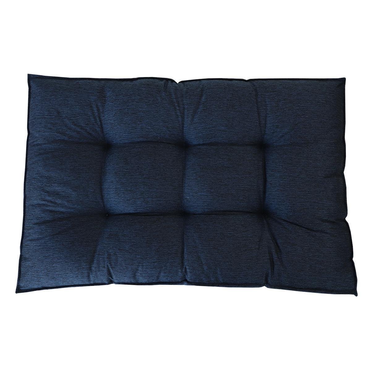 Almofada Futon Alto Linho Twist 120x80 Gigante Azul - 4