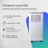 Ar Condicionado Portátil Hq 8.500 Btu/h Frio Monofásico Branco Hq-ap8500fw 110v - 5