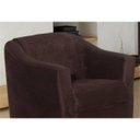 Ver imagem 2 de Poltrona Decorativa Para Sala E Escritório Suede Marrom