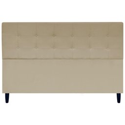Cabeceira Cama Ivy King Ivy 195 Cm Suede Nude, Suede - 1
