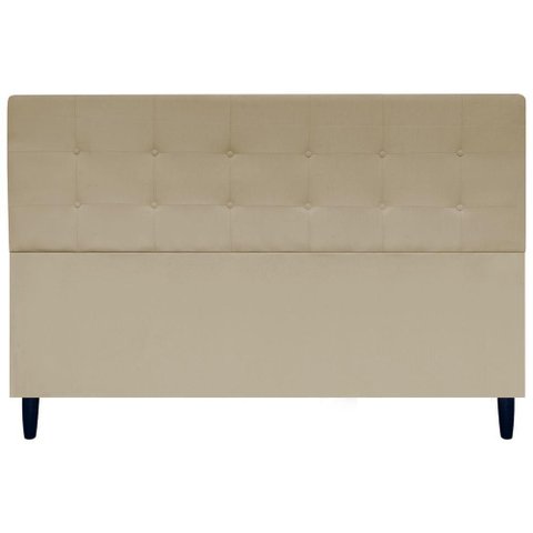 Cabeceira Cama Ivy King Ivy 195 Cm Suede Nude, Suede