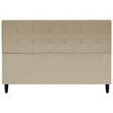Ver imagem 1 de Cabeceira Cama Ivy King Ivy 195 Cm Suede Nude, Suede