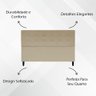 Cabeceira Cama Ivy King Ivy 195 Cm Suede Nude, Suede - 3