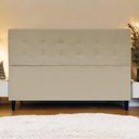 Ver imagem 4 de Cabeceira Cama Ivy King Ivy 195 Cm Suede Nude, Suede