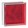 Tijolo Bloco de Vidro Colors 19x19x8 Un Tradestar Vermelho - 1
