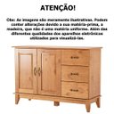 Ver imagem 7 de Kit Balcão Buffet 2 Portas e Aparador para Sala 100% Madeira Lotus Carvalho Fosco