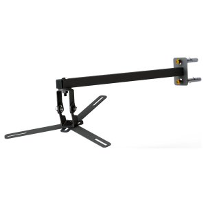SUPORTE PROJETOR DATASHOW  PAREDE BRAÇO 40 CM PRETO