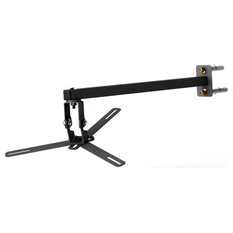 SUPORTE PROJETOR DATASHOW PAREDE BRAÇO 40 CM PRETO