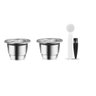 Kit 2 Cápsulas Nespresso Em Inox Reutilizáveis + Acessórios - 1