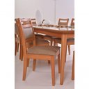 Ver imagem 4 de Mesa Jantar Califórnia em Madeira Maciça com Tampo Lâminado 180x100 Amêndoa