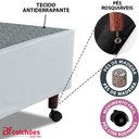 Ver imagem 6 de Cama Box Solteiro Colchão Mola Ensacada e Pillow top de Espuma Viscoelástico 88x188x6cm Smart Spring