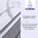 Ver imagem 2 de Cama Box Solteiro Colchão Mola Ensacada e Pillow top de Espuma Viscoelástico 88x188x6cm Smart Spring