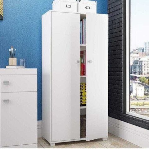 Armário Multiuso 2 Portas Bam 03 Office Brv Móveis