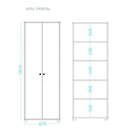 Ver imagem 5 de Armário Multiuso 2 Portas Bam 02 Office Brv Móveis