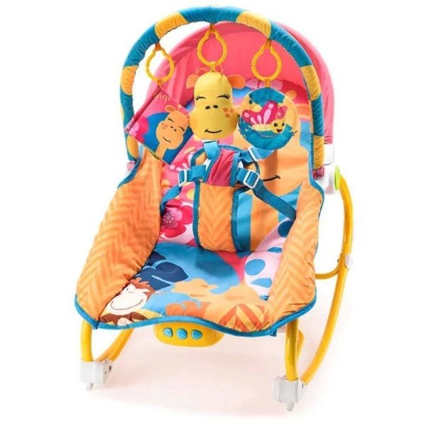 Cadeira de Balanço para Bebês 0-20kg Girafa Multikids Baby Bb364 - 2