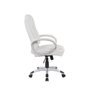 Cadeira de Escritório Presidente Dallas Branca - 3