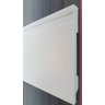 Rodapé de Poliestireno Branco Frisado 15CM Barra com 2,40 Metros - 2
