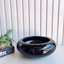 Ver imagem 2 de Vaso cachepot preto ikebana bacia enfeite de mesa orquídea