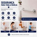 Ver mais imagens de Barras de Apoio 80cm Aço Inoxidável Polido Barra de Apoio para Box Banheiro Idoso Premium