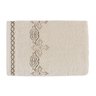 Toalha de Banho Elara Bege Bone Bordado Marron  (Karsten - 1