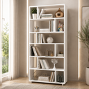 Ver imagem 1 de Estante Livreiro 5 Prateleiras BE44 Performa Branco - BRV Móveis