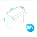 Ver imagem 6 de Escrivaninha 1 Gaveta Bho 21 Office Brv Móveis