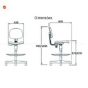 Ver imagem 2 de Cadeira Secretária Caixa