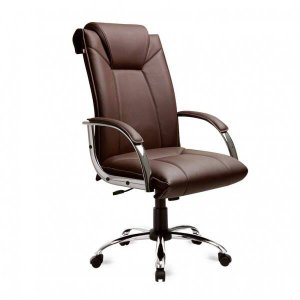 Cadeira Giratória Presidente Luxury Marron