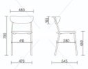 Ver imagem 2 de Cadeira Fixa Bit - Base Preta