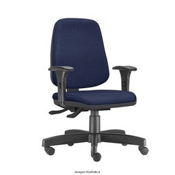 Cadeira Giratória Presidente Start Azul - 1