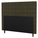 Ver imagem 1 de Cabeceira Cama Box Solteiro Parisis 90Cm Veludo Marrom