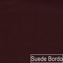 Ver imagem 4 de Kit Divã Luna 185cm Lado Direito e 01 Poltrona Base de Ferro Dourado Suede Bordô