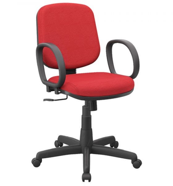 Cadeira Giratória Diretor Flex Vermelha - 1