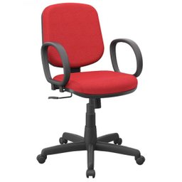Cadeira Giratória Diretor Flex Vermelha - 1