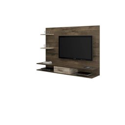 Painel Tango para TV até 42 Polegadas com 1 Gaveta - Cacau com Grigio - 1