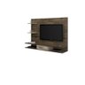 Painel Tango para TV até 42 Polegadas com 1 Gaveta - Cacau com Grigio - 1