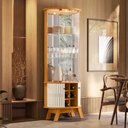 Ver imagem 2 de Conjunto Cristaleira e Buffet Hamilton Cinamomo Off White