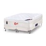 Cama Box + Colchão Queen Size Castor Gold Star Vitagel Euro One Face 158x198x80 - 1