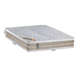 Colchão Casal Castor Box Premium Amazon One Face Bege 138x188x32 - 4
