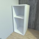 Ver imagem 1 de Movel Auxilar para Closet Mesa Lateral Mesa de Canto Closet Canto Branco