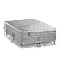 Ver imagem 3 de Cama Box + Colchão King Size Castor Premium Gel One Face Prata 193x203x72